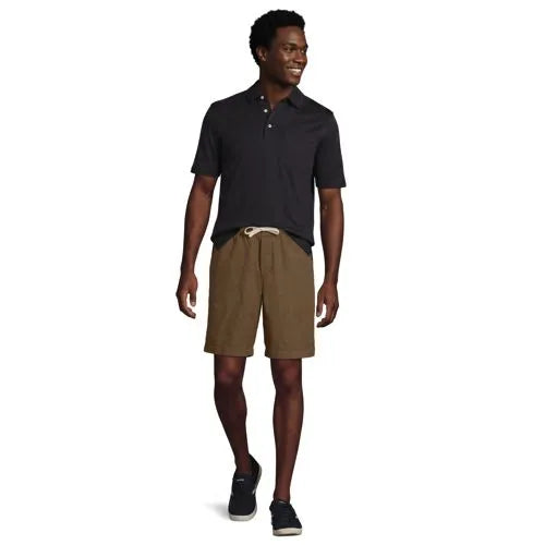 Men's 9" Linen Blend Pull On Deck Short