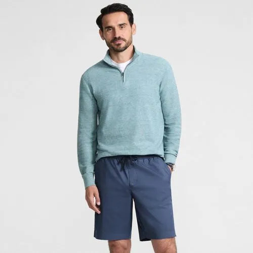 Men's 9" Lightweight Twill Pull On Deck Short