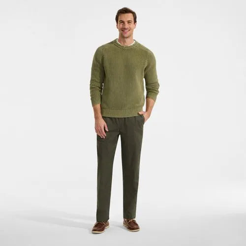 Men's Lightweight Twill Pull On Deck Pant