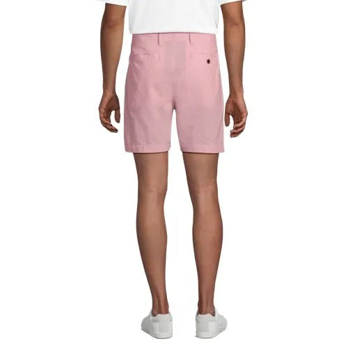 Men's 7" Classic Fit Linen Cotton Short
