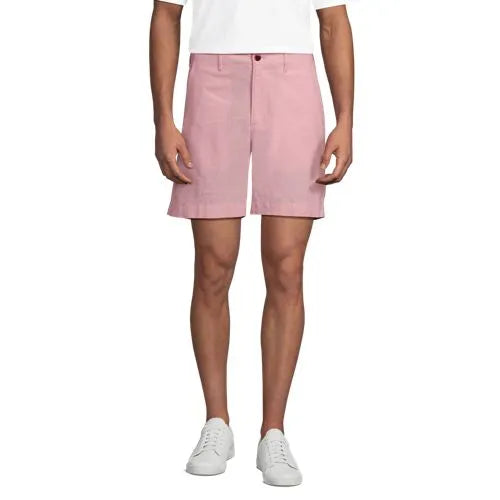 Men's 7" Classic Fit Linen Cotton Short