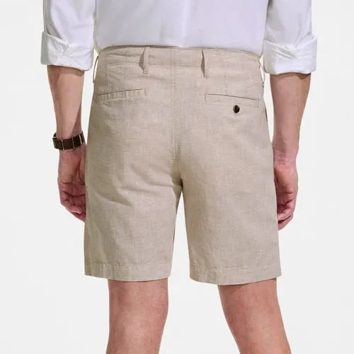 Men's 7" Classic Fit Linen Cotton Short