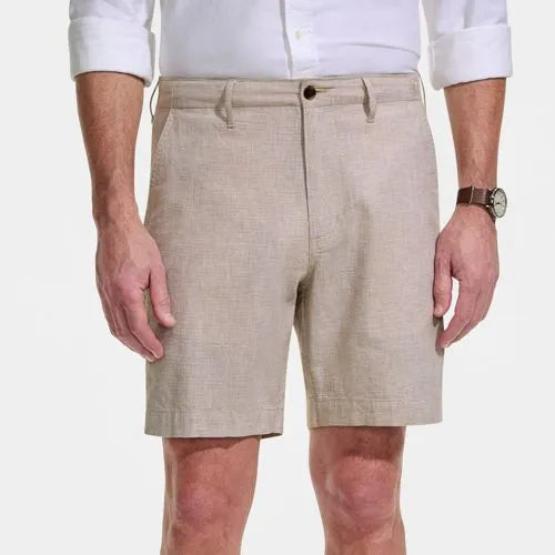 Men's 7" Classic Fit Linen Cotton Short