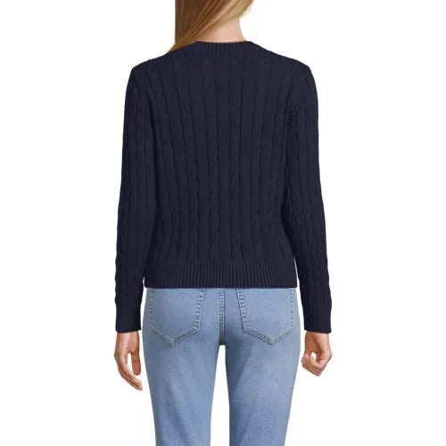 Women's American Flag Drifter Cable Sweater