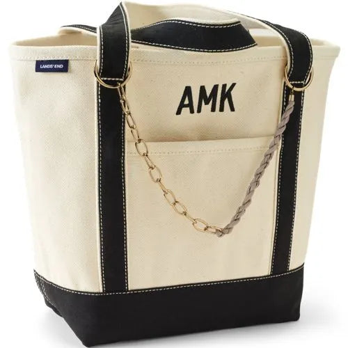Faux Leather Link Mix Bag Chain