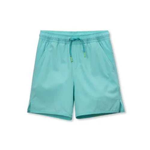 Boys Chlorine Resistant Magic Print Hydroliner Sport Swim Trunks