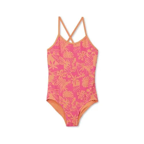 Girls Reversible One Piece Swimsuit