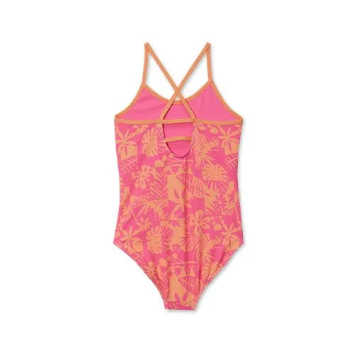 Girls Reversible One Piece Swimsuit