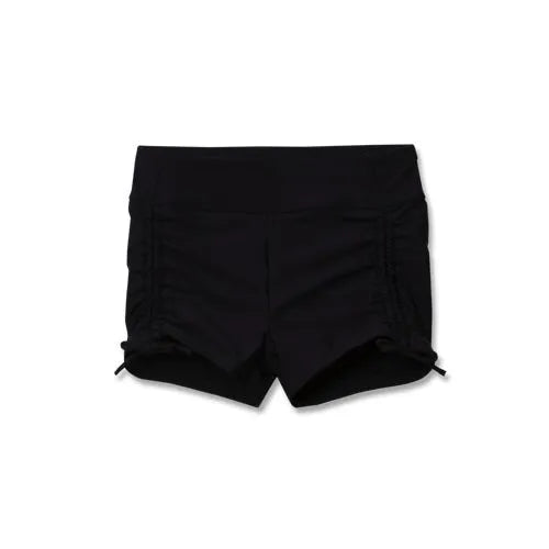 Girls Chlorine Resistant Ruched Swim Boyshort