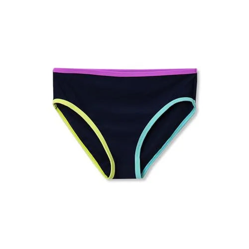 Girls Chlorine Resistant Contrast Bikini Bottoms