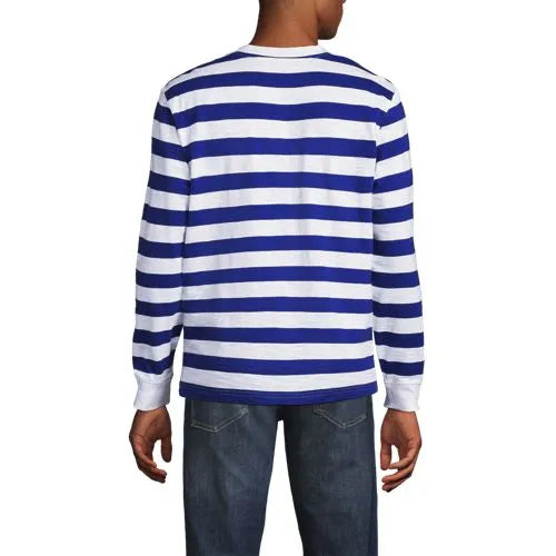 Men's Long Sleeve Slub Henley