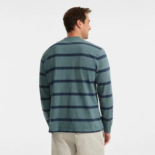 Men's Long Sleeve Slub Henley