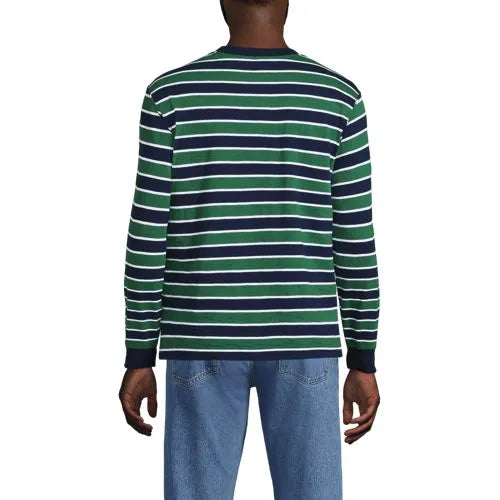 Men's Long Sleeve Slub Crew