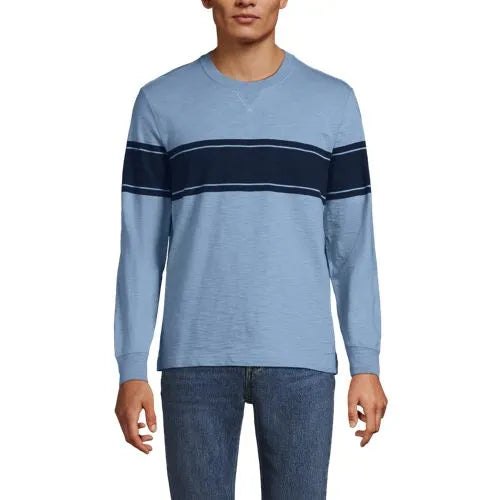 Men's Long Sleeve Slub Crew