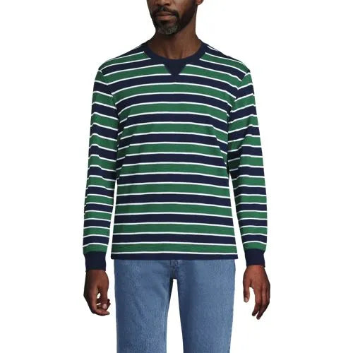 Men's Long Sleeve Slub Crew