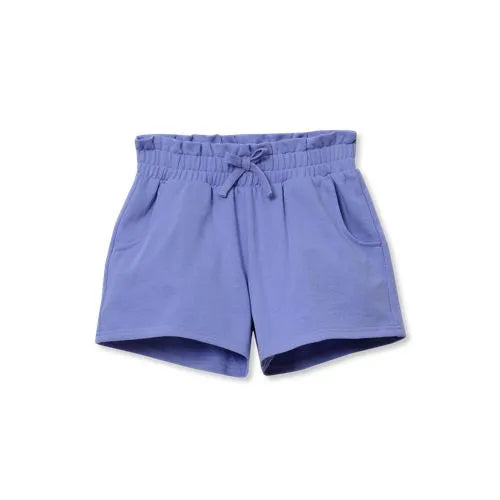 Girls French Terry Paper Bag Shorts