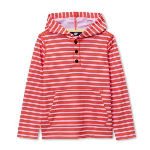 Boys Henley Pullover Hoodie