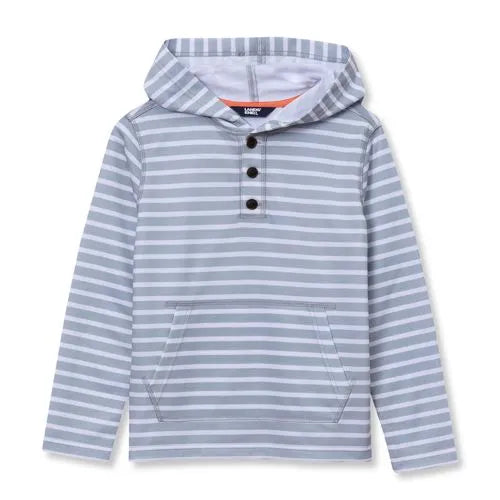 Boys Henley Pullover Hoodie
