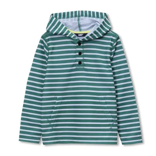 Boys Henley Pullover Hoodie