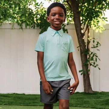 Boys Short Sleeve Adventure Performance Polo