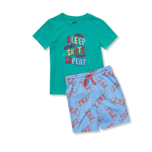 Boys Short Sleeve Tee and Shorts Pajama Set