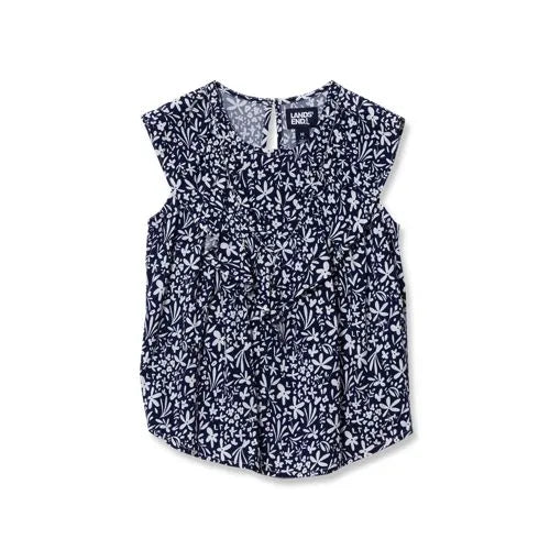 Girls Breezy V-neck Ruffle Top