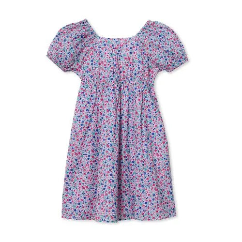 Girls Short Sleeve Bow Dress