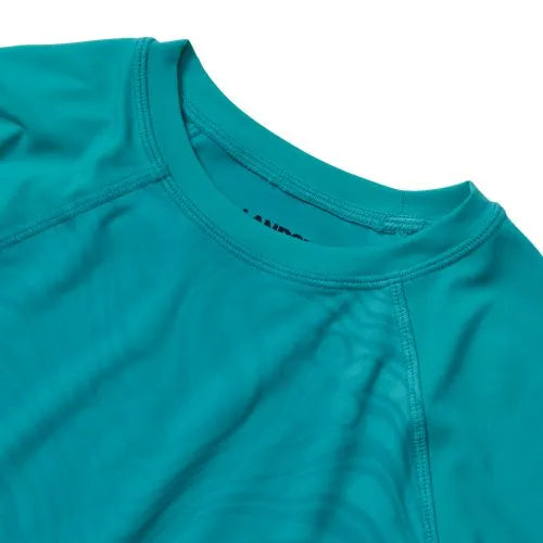 Girls Chlorine Resistant Short Sleeve Magic Print Swim Rash Guard
