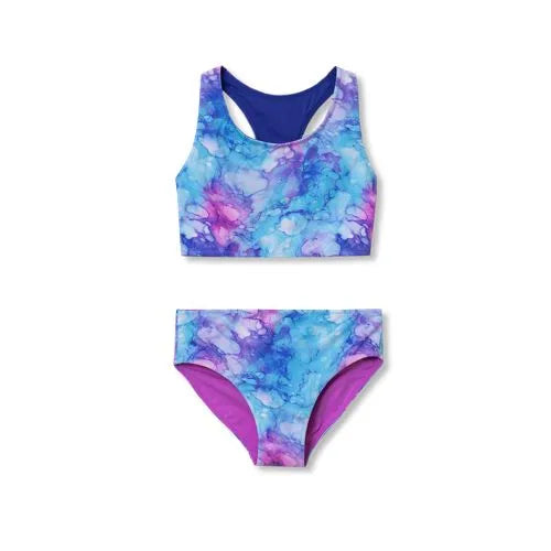 Girls Reversible Sporty Bikini Swimsuit Set