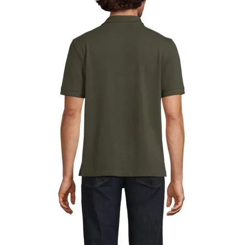 Men's Big Short Sleeve Performance Mesh Pique Polo