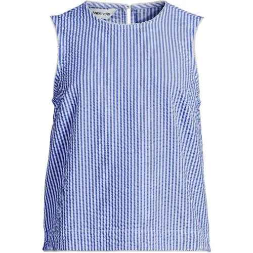 Women's Plus Size Seersucker Matchback Shell