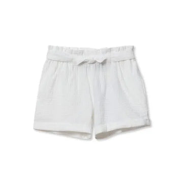 Girls Woven Belted Pull On Short