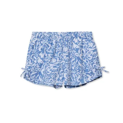 Girls Knit Side Bow Shorts