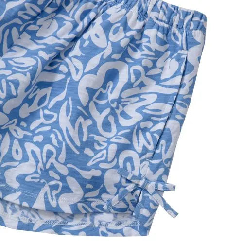 Girls Knit Side Bow Shorts