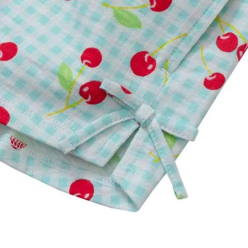 Girls Knit Side Bow Shorts