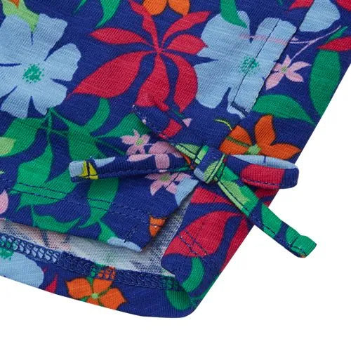 Girls Knit Side Bow Shorts