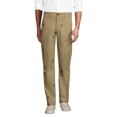 Men's Knockabout Embroidered Comfort Waist Classic Fit Chino Pant