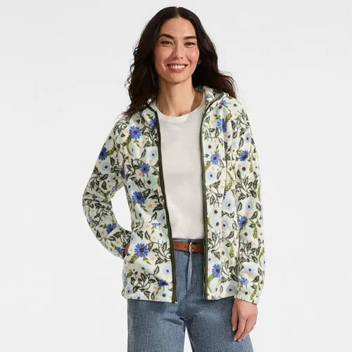 Women's Print Anyweather RainDefense Fleece Full Zip Jacket