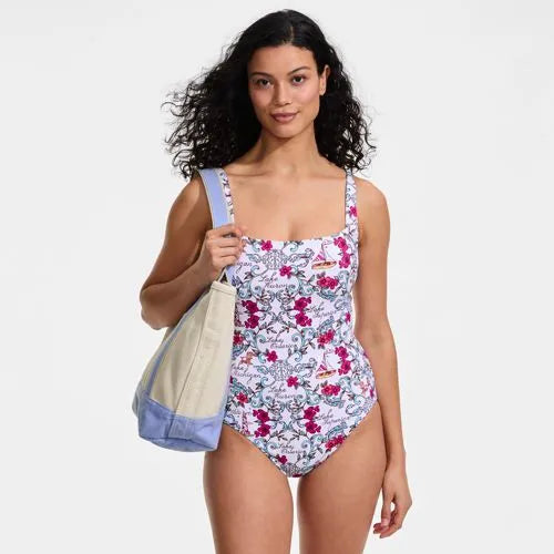 Women's LE x T and T The Tiffany Square Neck One Piece