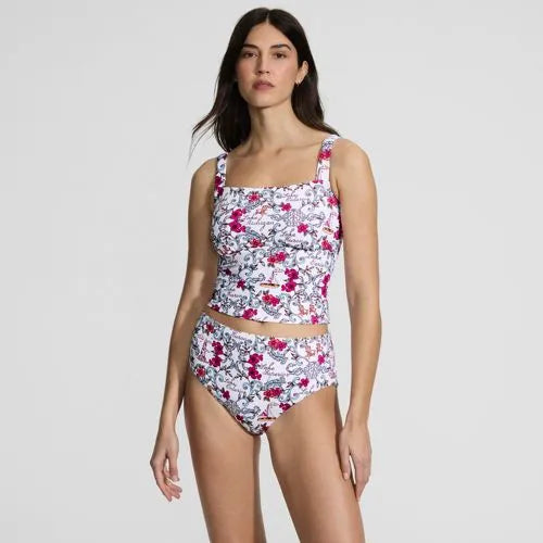 Women's Mastectomy LE x T and T The Tiffany Square Neck Midkini Set