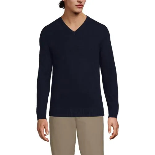 Men's CashTouch V-neck Sweater