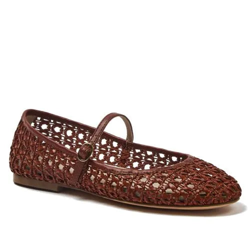 Women's Woven Mary Jane Flats