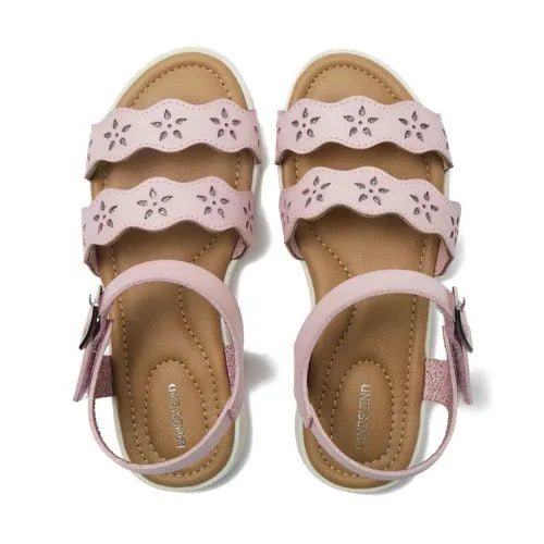 Girls Easy On Flower Sandals