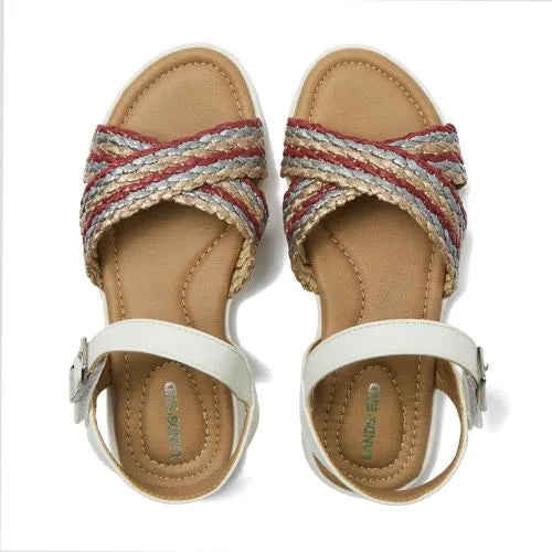 Girls Easy On Braided Sandals