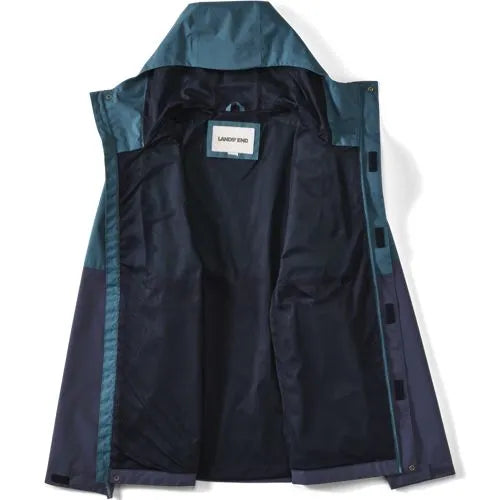 Men's Waterproof Colorblock Raincoat