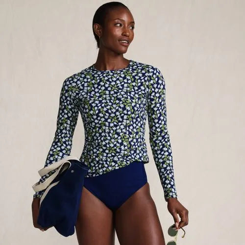 Women's SunShade UPF 50 Long Sleeve Rash Guard Swim Tee