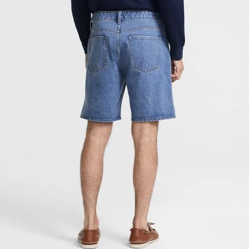 Men's Stretch 9" Comfort Waist Classic Fit Denim Short