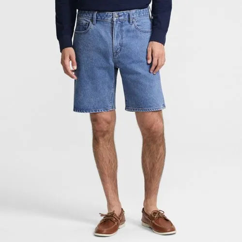 Men's Stretch 9" Comfort Waist Classic Fit Denim Short