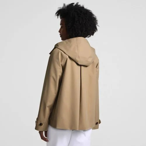 Womens Squall Waterproof Hooded Short Mac Jacket