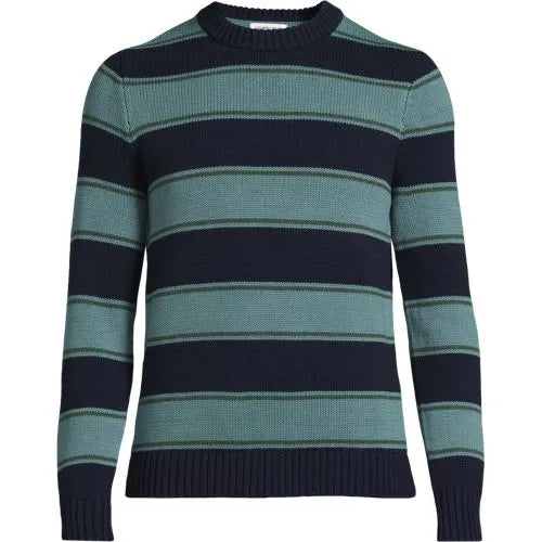 Men's Long Sleeve Drifter Stripe Crewneck Sweater